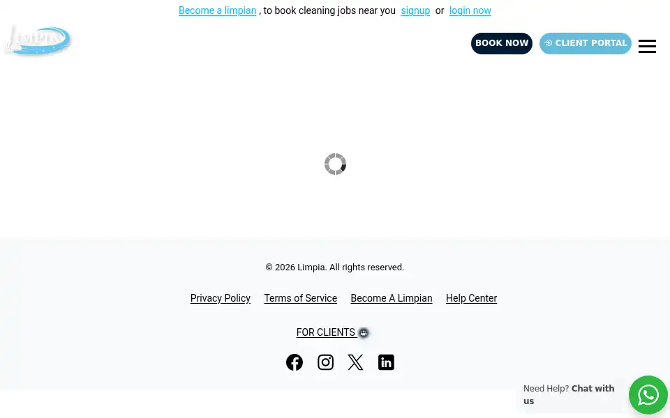 Screenshot of limpiacs.com