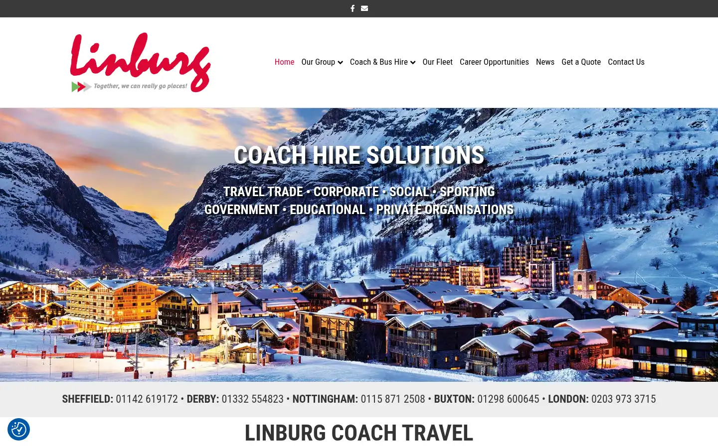 Screenshot of linburg.co.uk