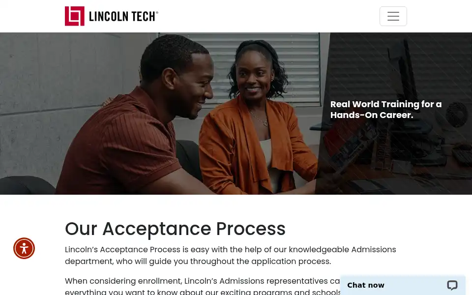 Screenshot of lincolntech.edu