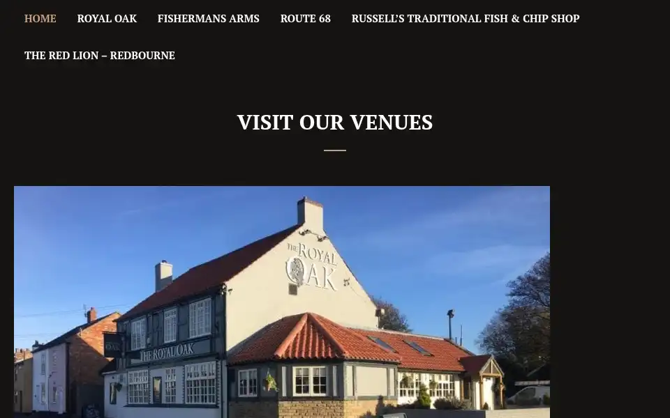 Screenshot of lincspubs.co.uk