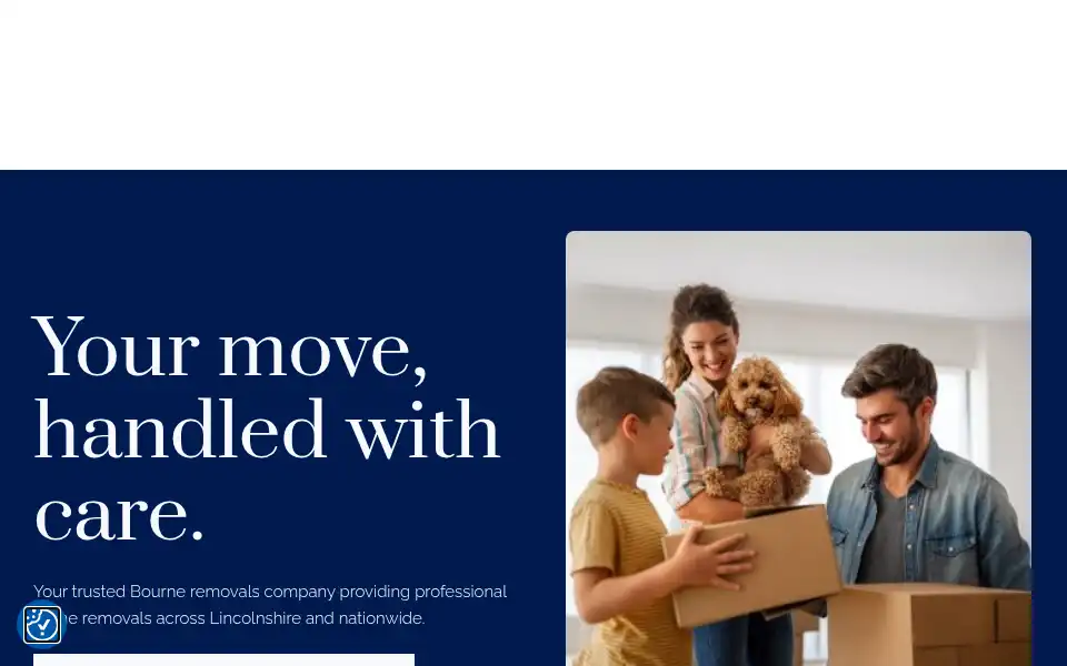 Screenshot of lincsremovals.co.uk