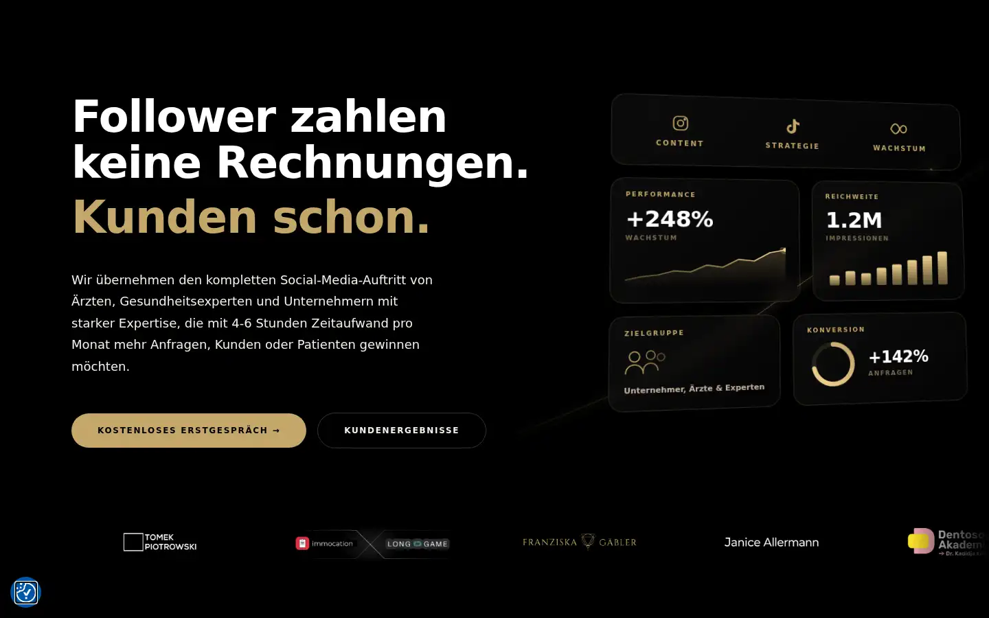 Screenshot of lindabogadi.com