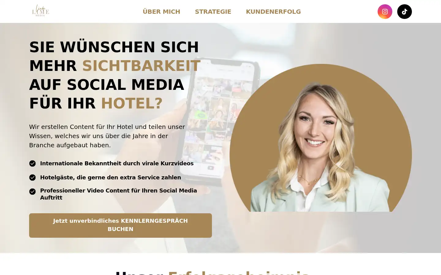 Screenshot of lindalime.at