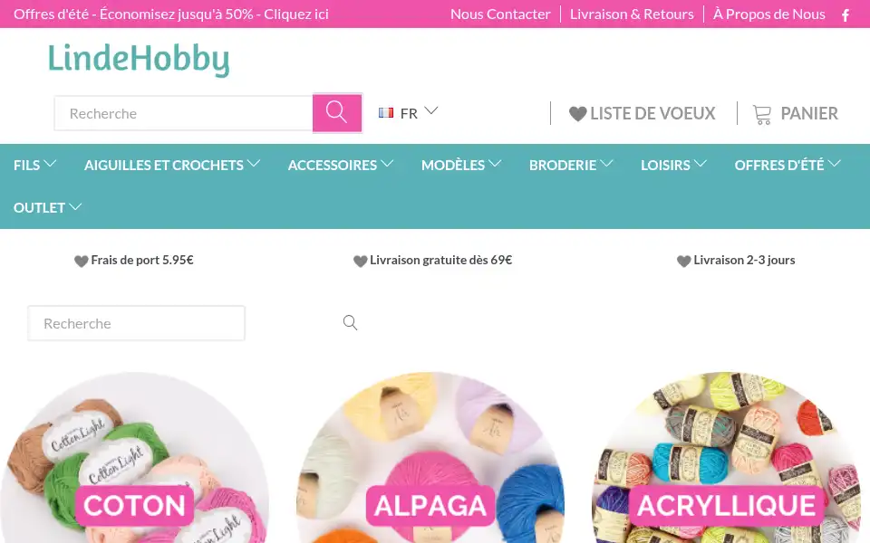 Screenshot of lindehobby.be