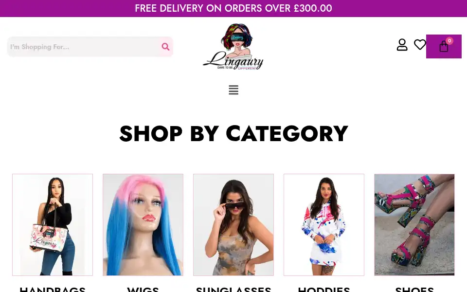 Screenshot of lingaury.com