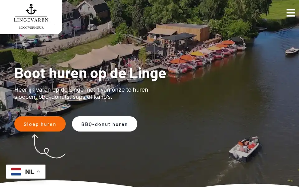 Screenshot of lingevaren.nl