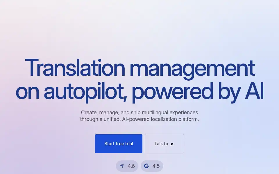 Screenshot of lingohub.com