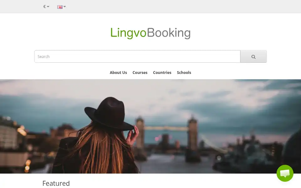 Screenshot of lingvobooking.com