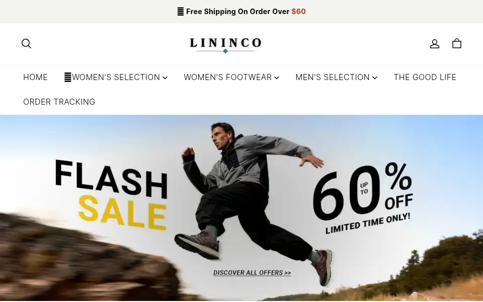 Screenshot of lininco.com
