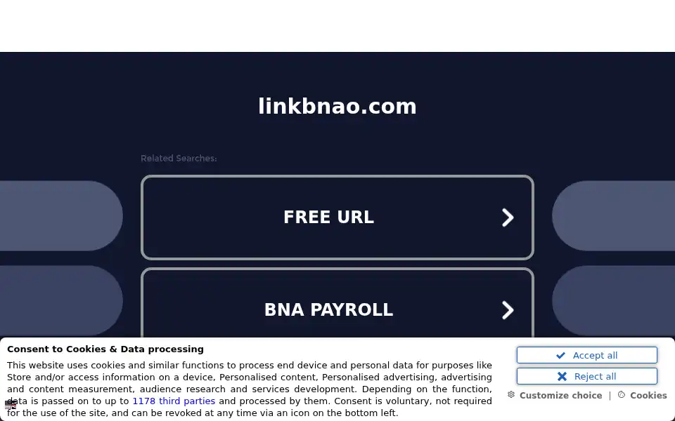 Screenshot of linkbnao.com