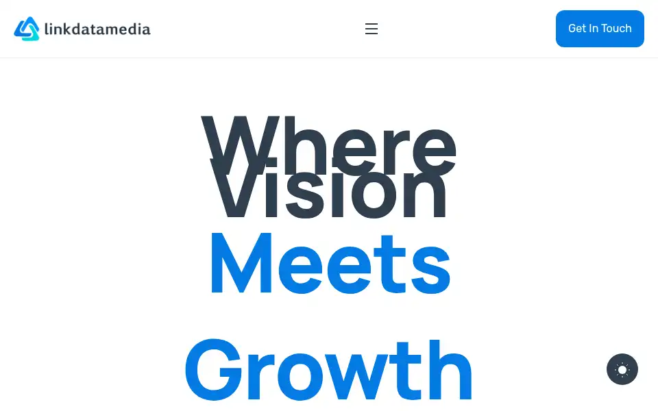 Screenshot of linkdatamedia.com