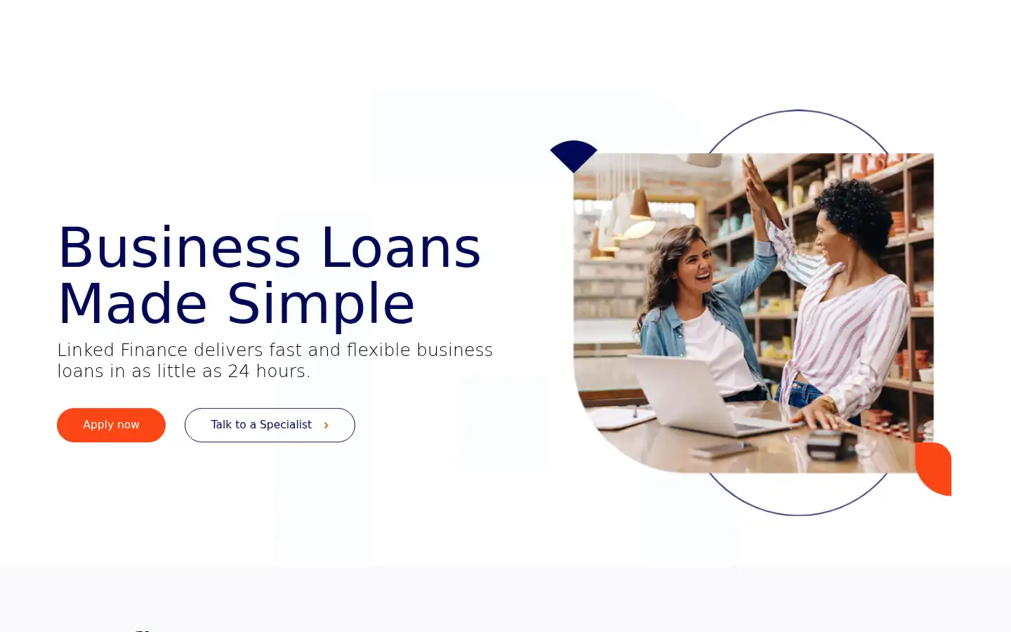 Screenshot of linkedfinance.com