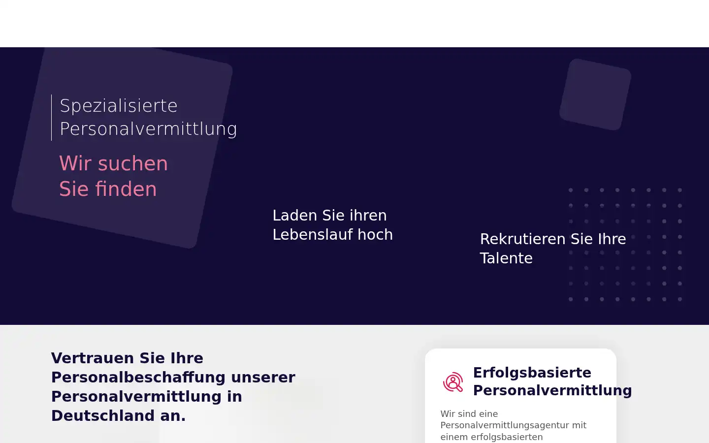 Screenshot of linkingtalents.de