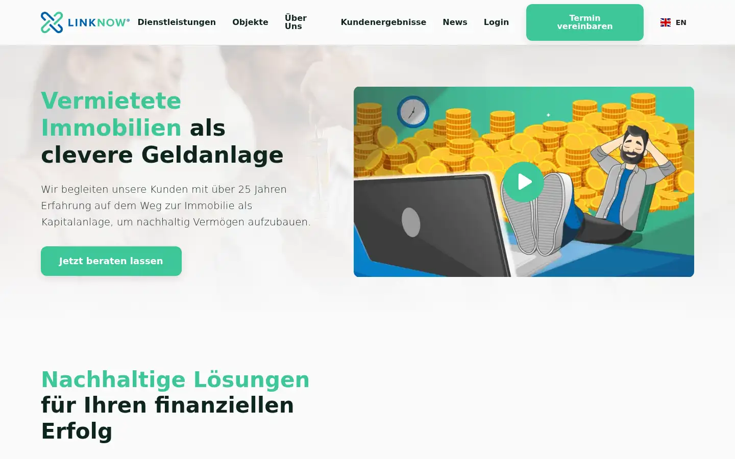Screenshot of linknow24.com