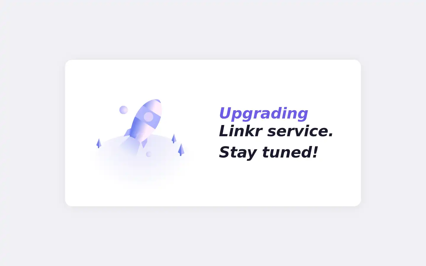 Screenshot of linkr.bio