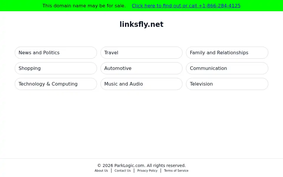 Screenshot of linksfly.net