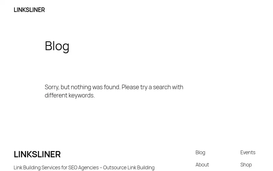 Screenshot of linksliner.com