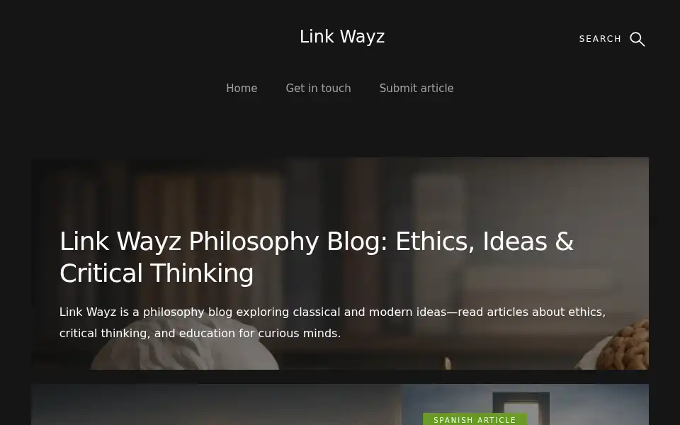 Screenshot of linkwayz.com