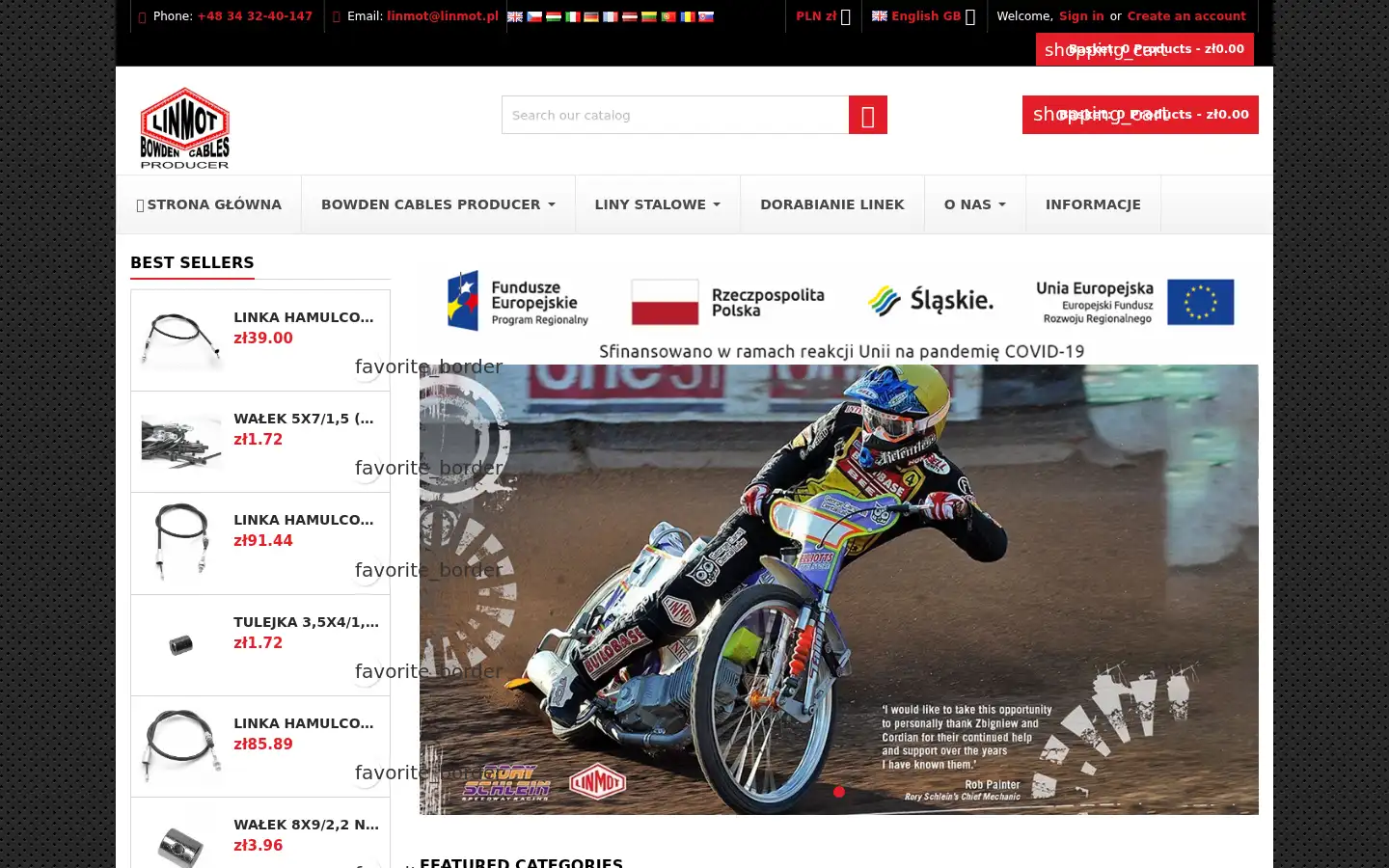 Screenshot of linmot.pl