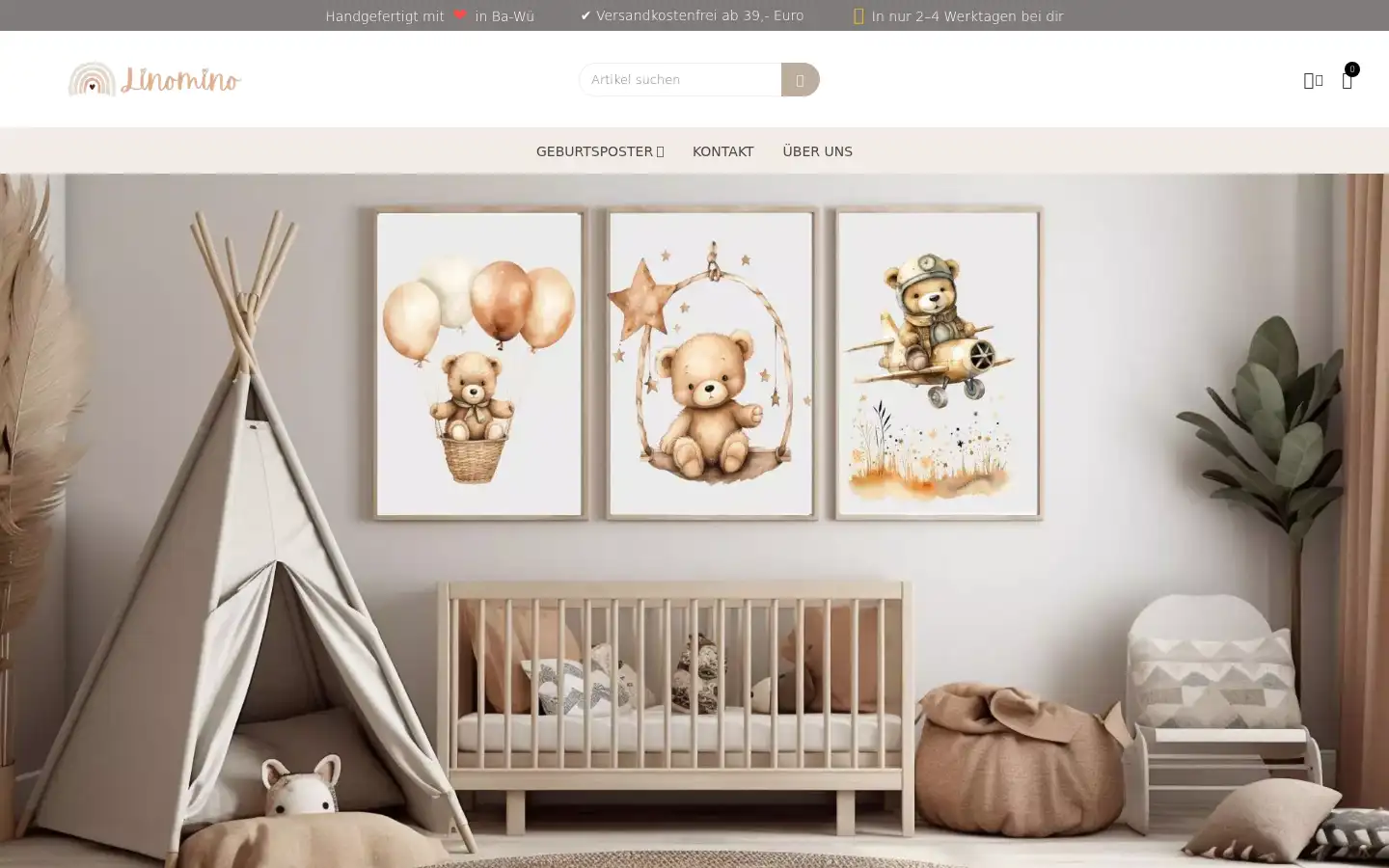 Screenshot of linomino.com