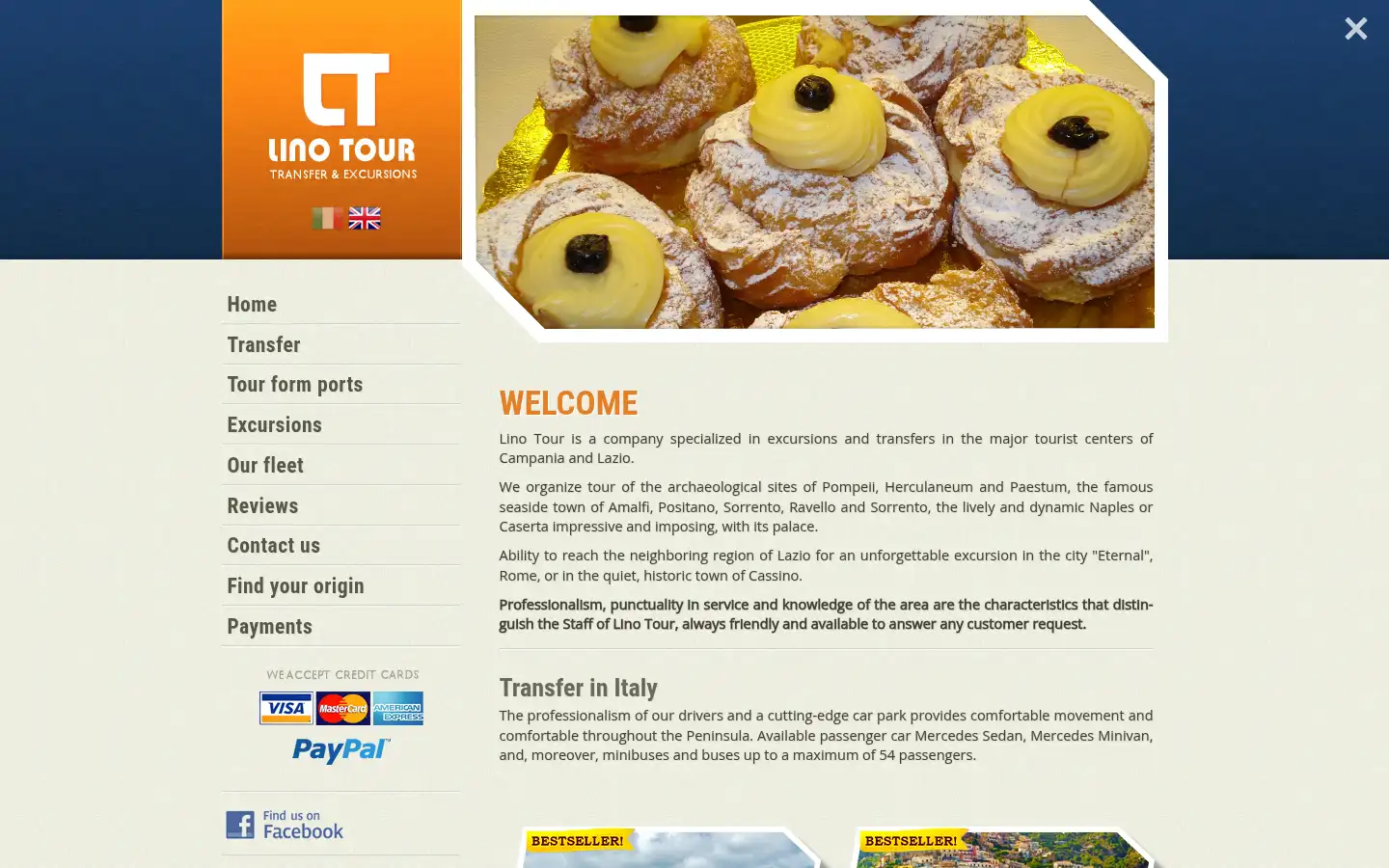 Screenshot of linotourcarservice.com