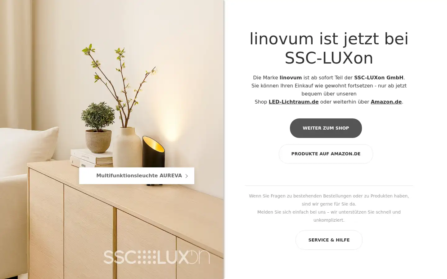 Screenshot of linovum.de