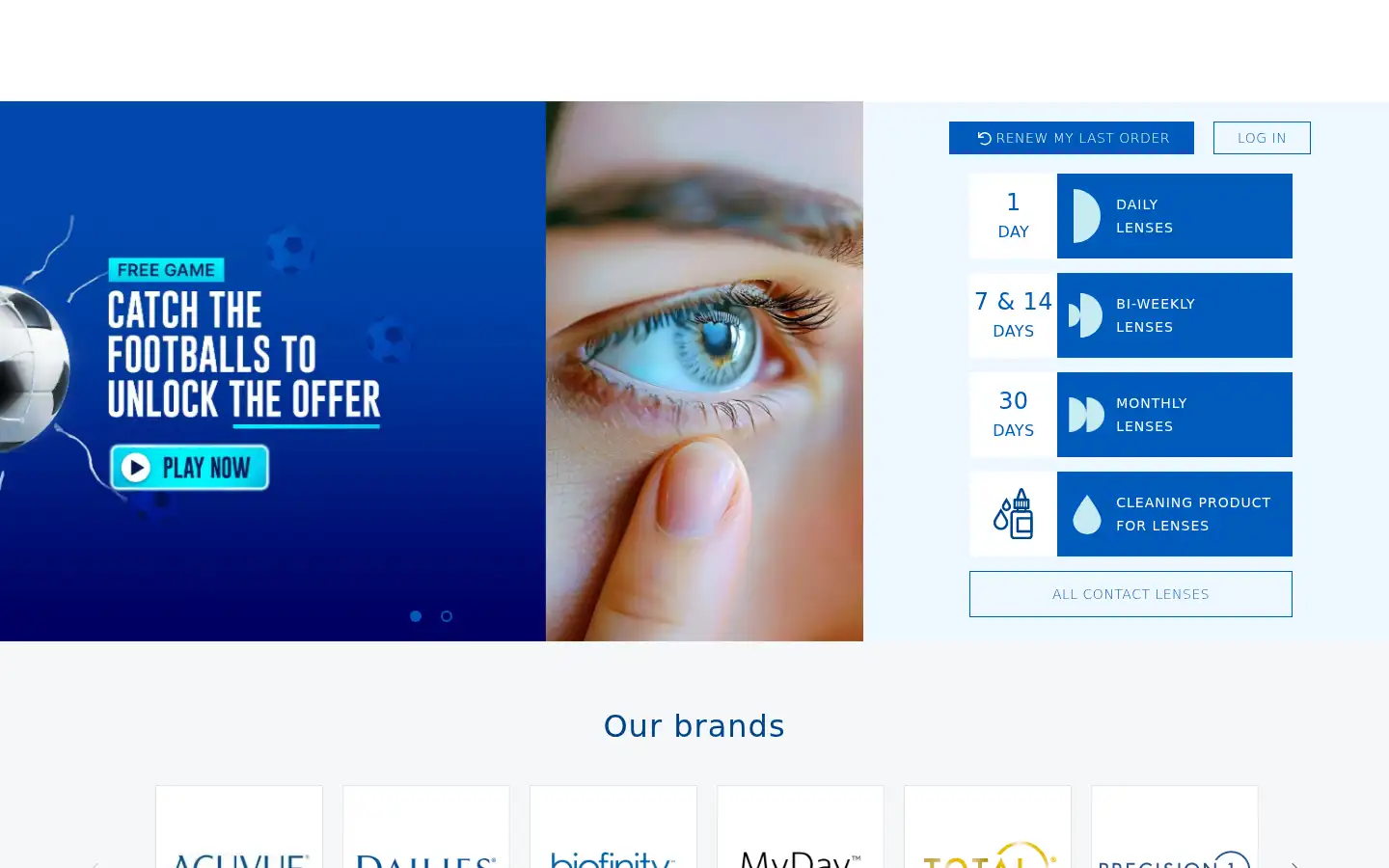 Screenshot of linsenmax.ch