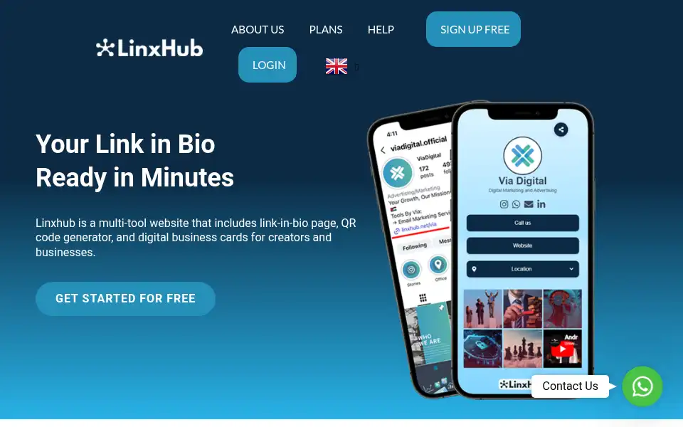 Screenshot of linxhub.net