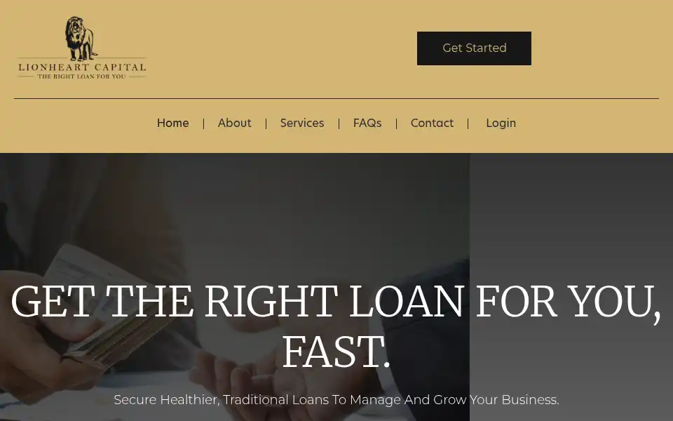Screenshot of lionheartcapitalllc.com