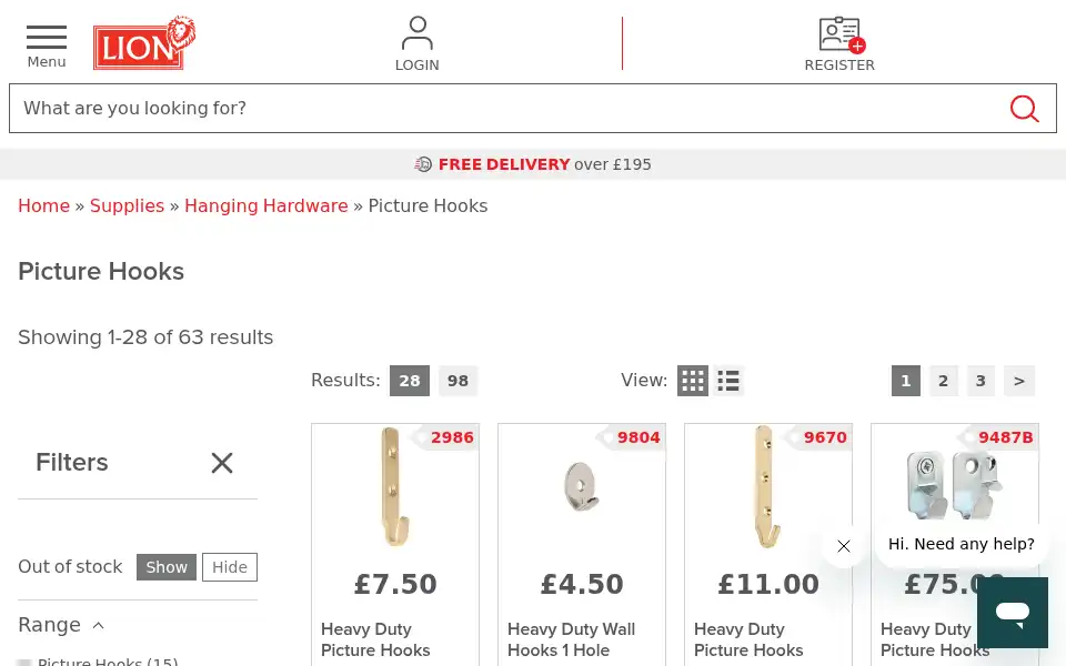 Screenshot of lionpic.co.uk