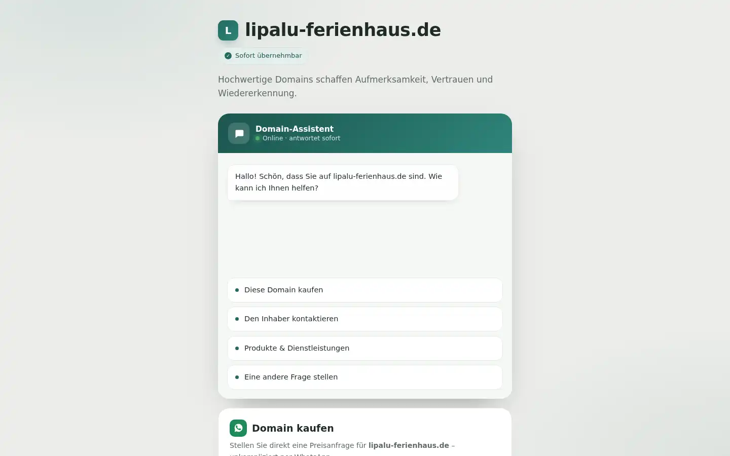 Screenshot of lipalu.de