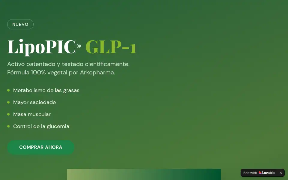 Screenshot of lipopicglp-1spainreviewscomplaints2026.lovable.app