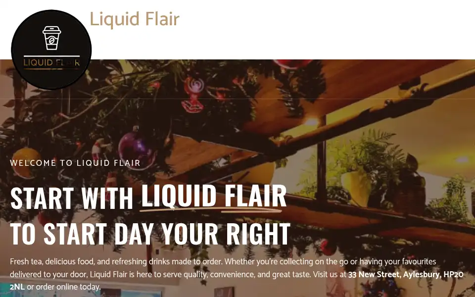 Screenshot of liquidflair.co.uk