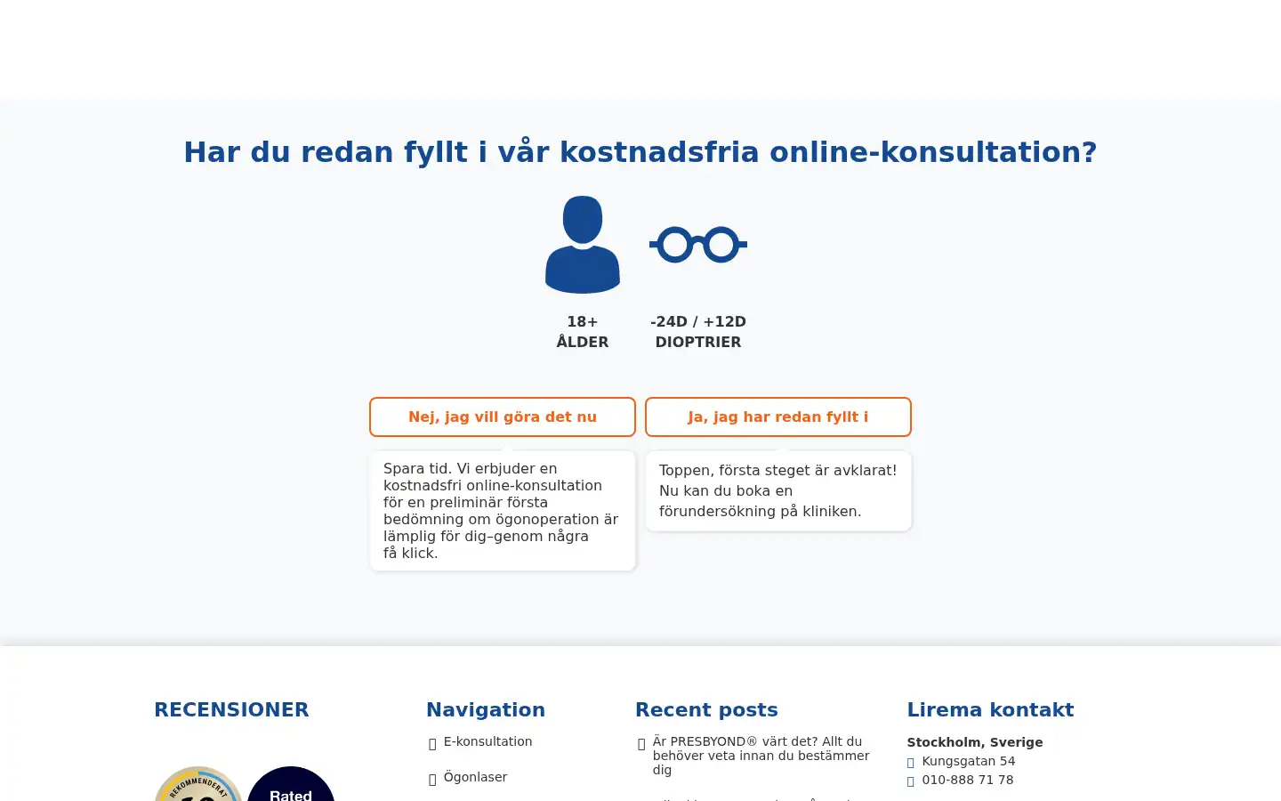 Screenshot of lirema.se