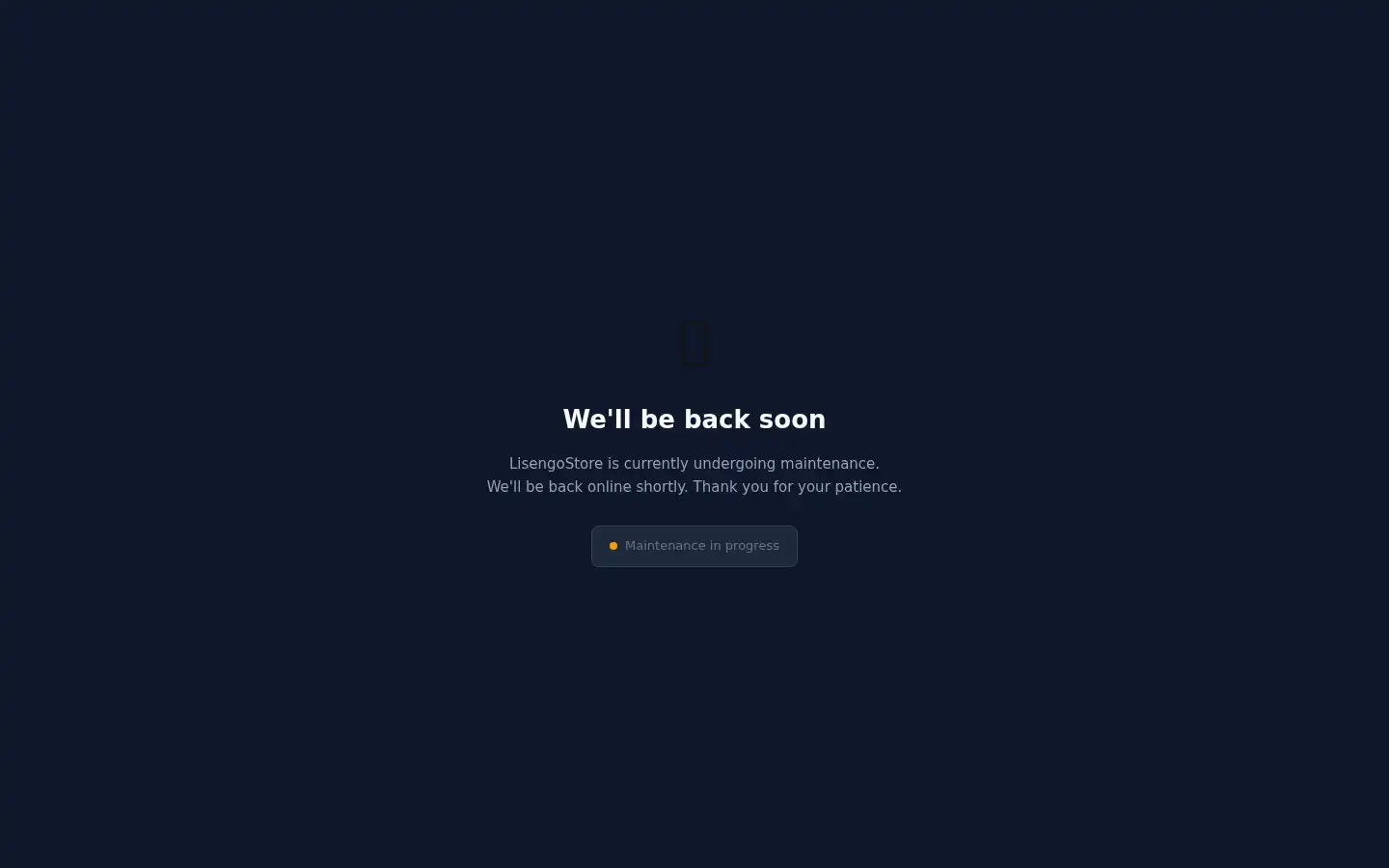 Screenshot of lisengostore.com