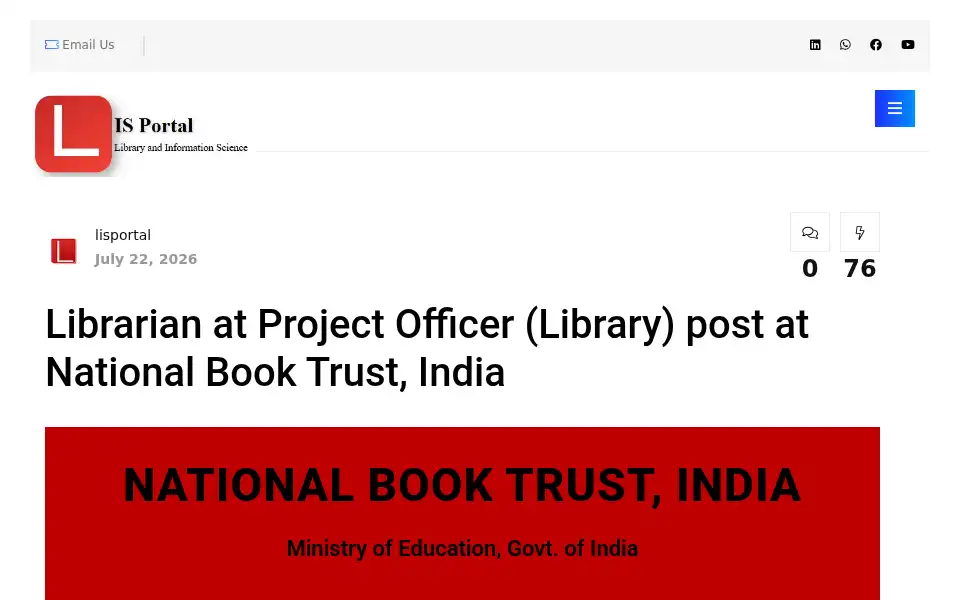 Screenshot of lisportal.com