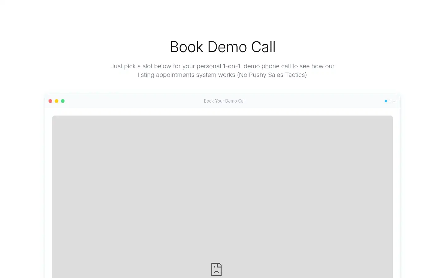 Screenshot of listingly.io