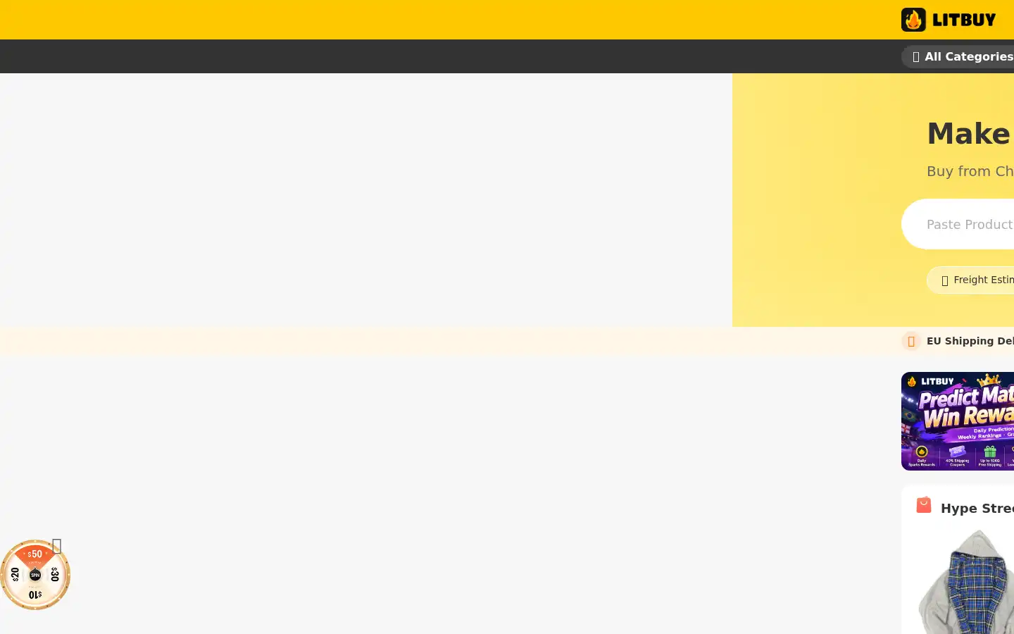 Screenshot of litbuy.com