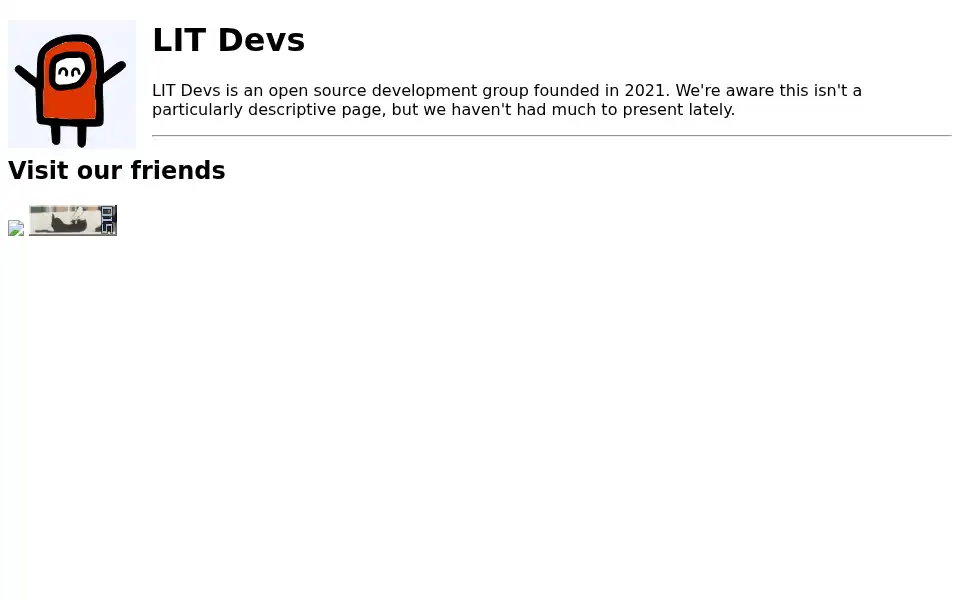 Screenshot of litdevs.org