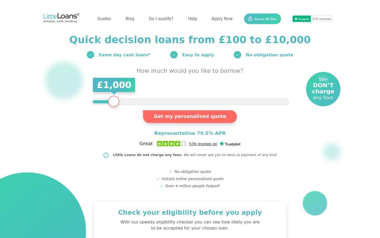 Screenshot of little-loans.com