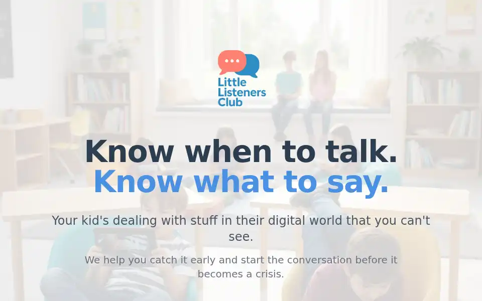 Screenshot of littlelistenersclub.com