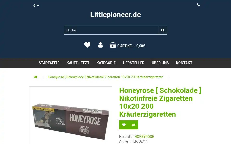 Screenshot of littlepioneer.de