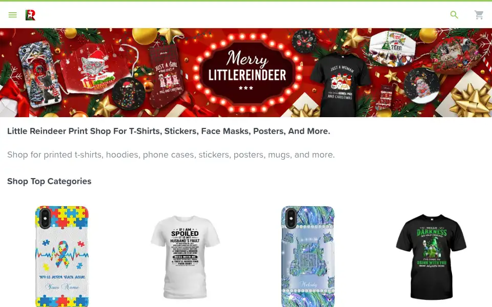 Screenshot of littlereindeer.com