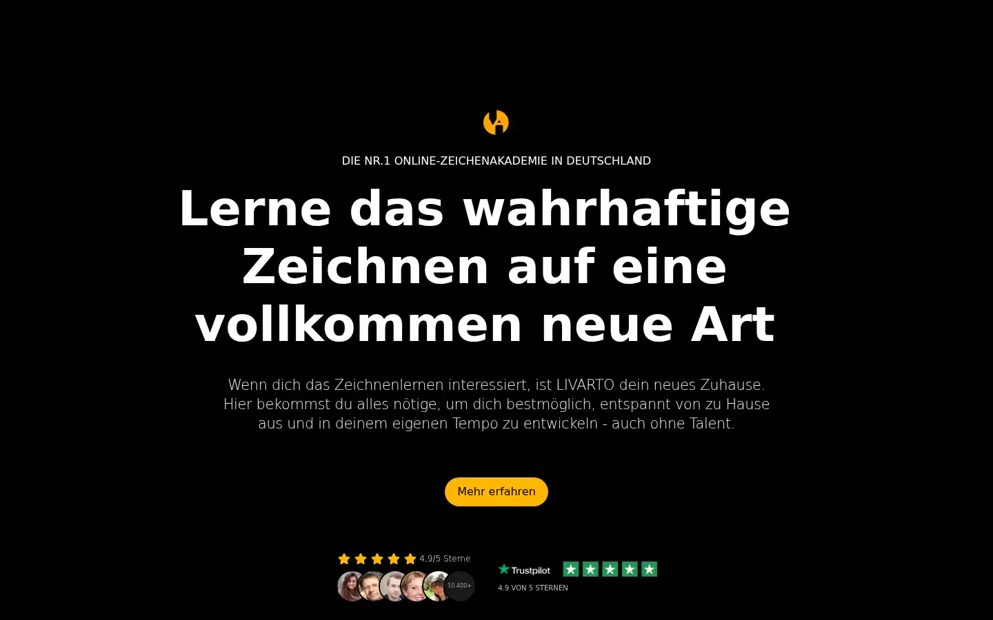 Screenshot of livarto.io