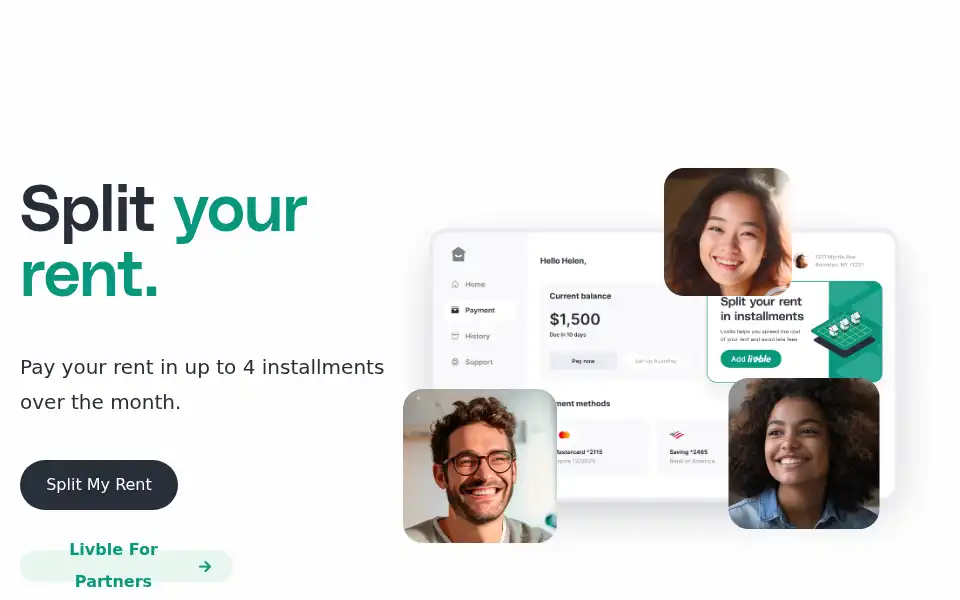 Screenshot of livble.com