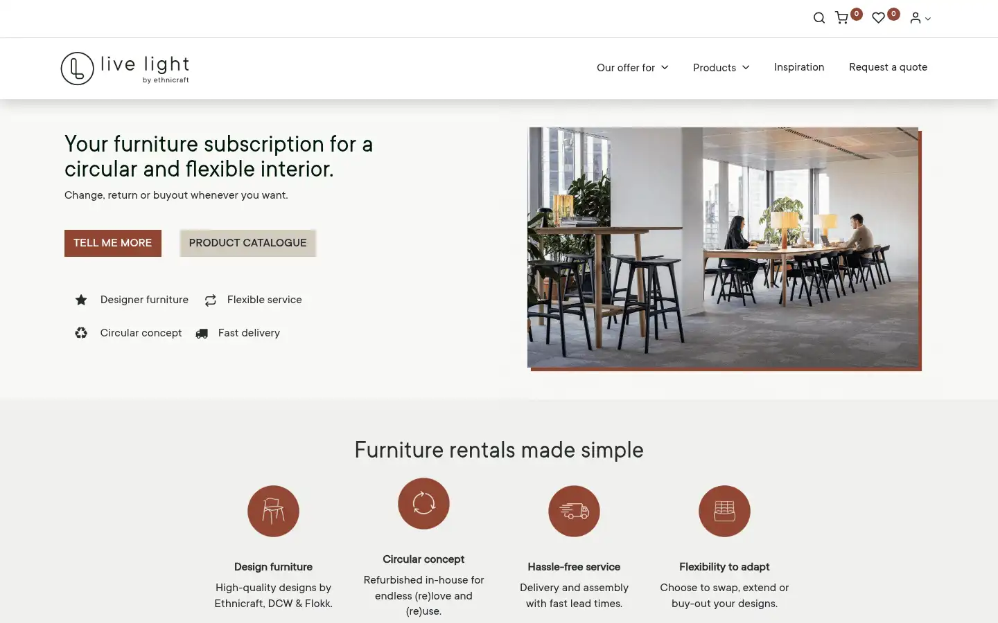 Screenshot of live-light.com