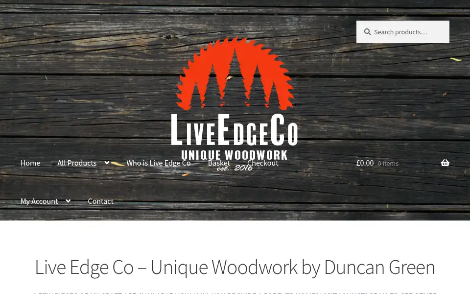 Screenshot of liveedgeco.co.uk