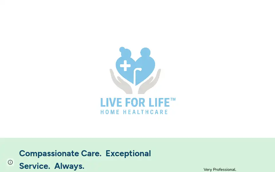 Screenshot of liveforlifehomehealthcare.com