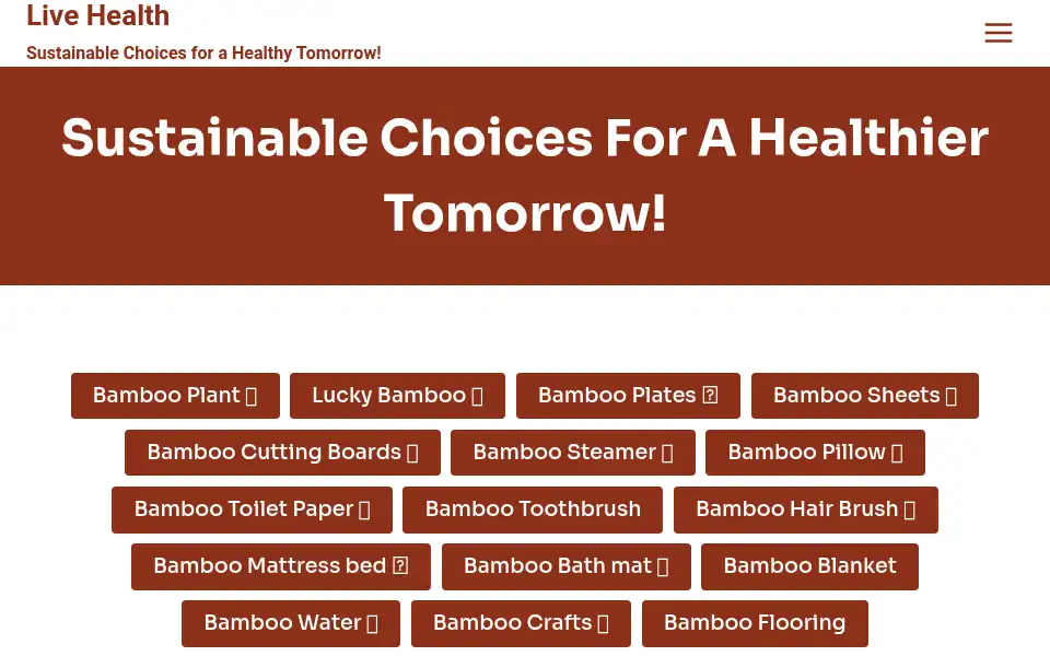 Screenshot of livehealth.store