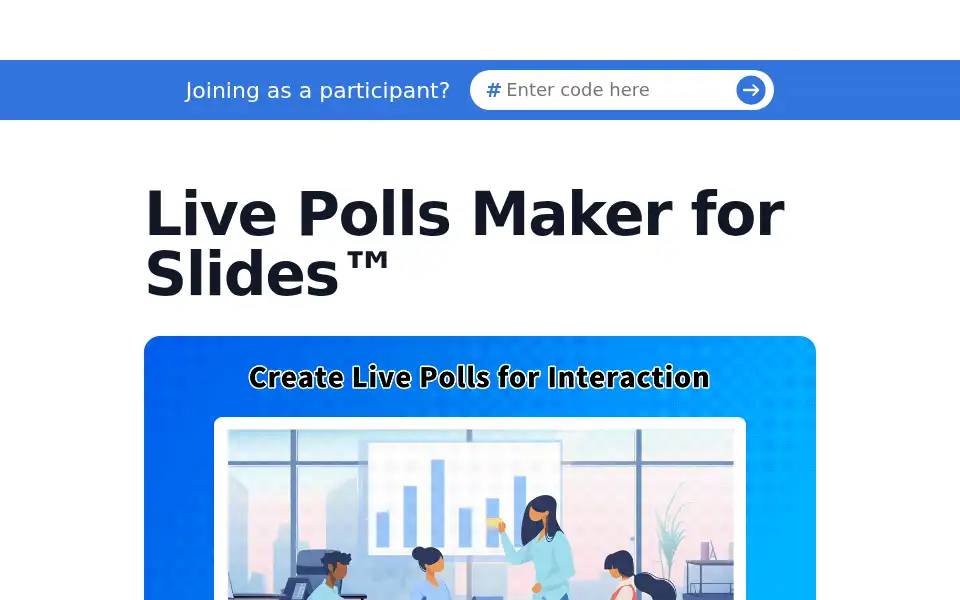 Screenshot of livepolls.app